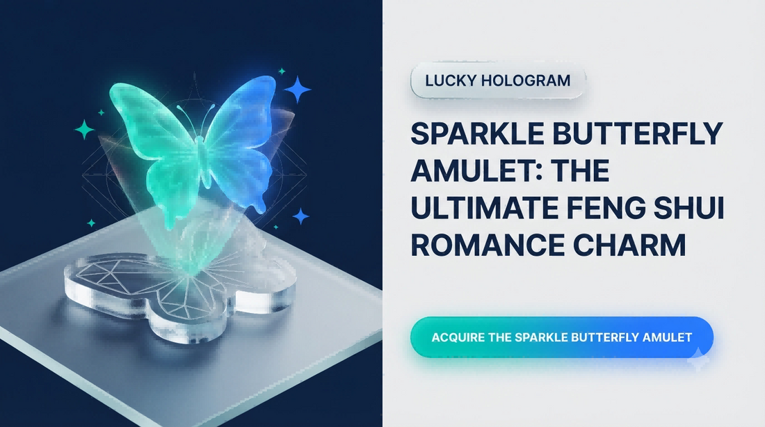 Sparkle Butterfly Amulet: The Ultimate Feng Shui Romance Charm
